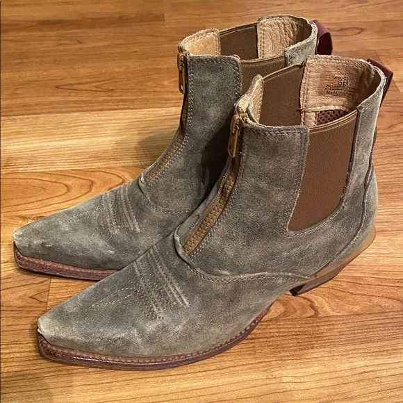 Women’s Distressed Leather ARIAT Boots 6B - Picture 3 of 5